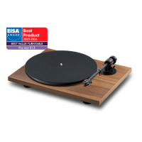 Pro-Ject E1.2 platespiller med forhåndsmontert Pick It MM E-pickup, valnøtt