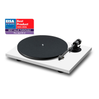 Pro-Ject E1.2 platespiller med forhåndsmontert Pick It MM E-pickup, matt hvit
