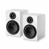 Pro-Ject Speaker Box 5E stativhøyttalere, hvitt par