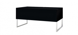 Norstone Khalm 100 mediabenk, pianoblack