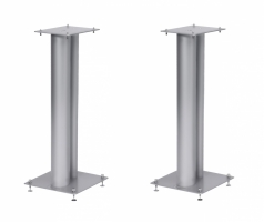 Norstone Stylum 2, matt sølv høyttalerstativer 60 cm høye