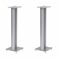 Norstone Stylum 3, matt sølv høyttalerstativer 80 cm høye