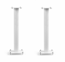 Norstone Stylum 3, matte hvite høyttalerstativer 80 cm høye