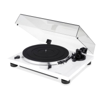 Thorens TD 201 platespiller med Audio Technica AT3600-pickup, hvit