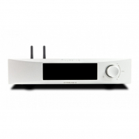 NuPrime Omnia Stream-9 nettverksspiller med AirPlay 2, sølv