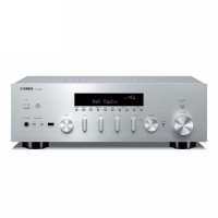 Yamaha R-N600A streamingforsterker med MusicCast, RIAA-trinn & radio, sølv