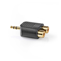 Nedis CAG-P22940 stereoadapter 3.5mm hann - RCA-hunner