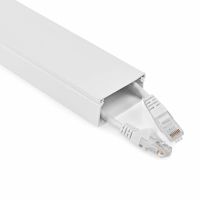 Nedis CMDT-5025 kabelkanal i aluminium, hvit