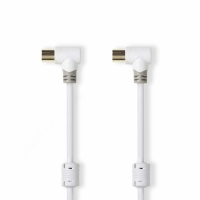Nedis CSBW40010, 75 Ohm koaksial antennekabel med vinklete kontakter