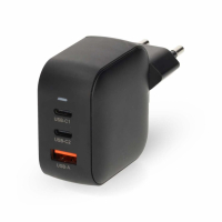 Nedis WCH-A70 GaN-vegglader 70 Watt, svart