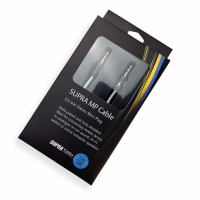 Supra MP-Cable 3.5mm Aux-lydkabel, 0.8 meter