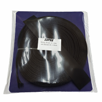 Supra Nylon Braid 15 Kit, nylonstrømpe 10 meter svart
