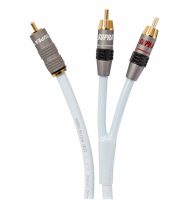 Supra Y-Link, subwooferkabel, isblå