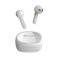 Muvit Polar trådløse in-ear-hodetelefoner, hvite