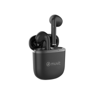 Muvit Pure trådløse in-ear-hodetelefoner, svarte