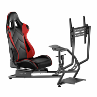 LogiLink Racing Cockpit, racingstol med skjermfeste 32–50 tommer