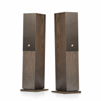 Audio Pro A48 W strømmingshøyttaler drevet av Linkplay med HDMI ARC, valnøtt par