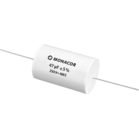 Monacor MKTA-470 Kondensator, metallbelagt polyesterfilm 47 uF, 250V