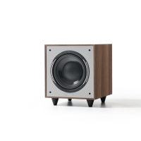 Elipson Horus 8S aktiv subwoofer med passiv slavekon, valnøtt