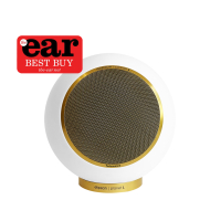 Elipson Planet L Performance Gold Edition kulehøyttaler, mattlakkert hvit stk