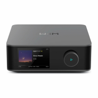 Wiim Amp Ultra strømmeforsterker med Chromecast & HDMI ARC, mørkegrå