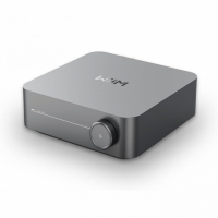 WiiM Amp strømmeforsterker med Chromecast & HDMI ARC, mørkegrå