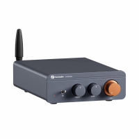 Fosi Audio BT20A PRO kompakt stereoforsterker med Bluetooth & 48V strømforsyning