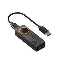 Fosi Audio DS3 पोर्टabel DAC & hodetelefonforsterker, Obsidian Black