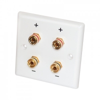 Dynavox Speaker Wallplate Stereo, hvit