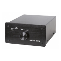 Dynavox AMP-S MKII høynivåomkobler for forsterkere eller høyttalere, svart