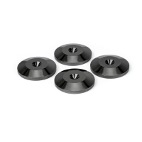 Dynavox spikesunderlag 4-pakning, svarte