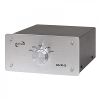 Dynavox AUX-S lavnivåomkobler for signalkilder, sølv