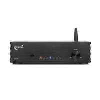 Dynavox DA-300 kompakt forsterker med HDMI ARC & Bluetooth, svart