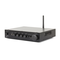 Dynavox ESA-18 MK BT kompakt stereoforsterker med mikrofoninngang & Bluetooth, svart