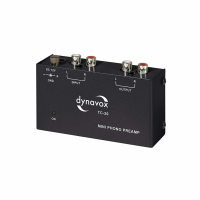 Dynavox TC-20 RIAA-trinn for platespiller, svart
