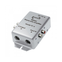 Dynavox TC-4 RIAA-trinn for platespiller med DIN & RCA, sølv