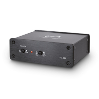 Dynavox TC-5B RIAA-trinn med batteridrift for platespiller, svart