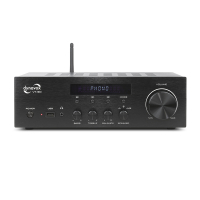 Dynavox VT90 kompakt stereoforsterker med Bluetooth, DAC & RIAA-trinn