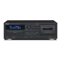 Teac AD-850-SE CD- og kassettspiller, svart