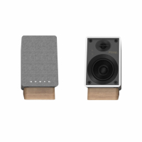 Onkyo GX-10DB aktive stereohøyttalere med Bluetooth, hvitt par