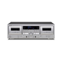 Teac W-1200 dobbelt kassettdekk med digitalisering, sølv