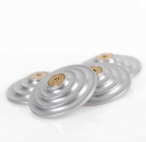 Solid Tech Floor Protectors, 4-pakning sølv