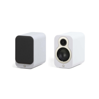 Q Acoustics 3010c stativhøyttalere, matt hvit par