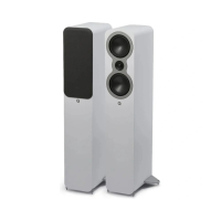 Q Acoustics 3040c gulvhøyttalere, hvitt par