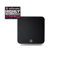 Q Acoustics Q SUB80 aktiv subwoofer med 8" basselement, svart