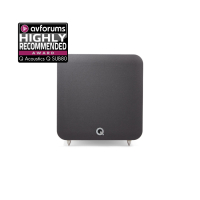 Q Acoustics Q SUB80 aktiv subwoofer med 8" basselement, hvit