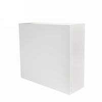DLS Flatsub Midi veggmonterbar aktiv subwoofer, matt hvit