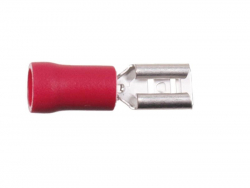 ACV Vinyl PVC flatstift rød 4.8 mm, stykk