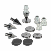 Dayton Audio DSS2-Black Chrome spikes i metall, 4-pakning