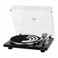 Dayton Audio TT-1BT vinylspiller med Bluetooth, RIAA & USB svart